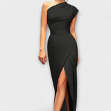Rochie de damă de seară cu decolteu cu guler lungă