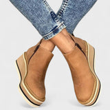 Botine de damă de iarnă cu fermoar confortabile elegante impermeabile