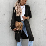 Cardigan de damă lung relaxat casual chic clasic confortabil elegant moale