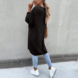 Cardigan de damă lung relaxat casual chic clasic confortabil elegant moale
