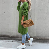 Cardigan de damă lung relaxat casual chic clasic confortabil elegant moale