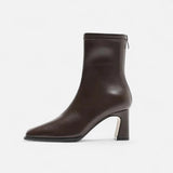 Botine de damă mini cu toc elegante lungi