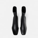 Botine de damă mini cu toc elegante lungi