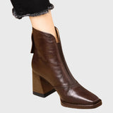 Botine de damă mini cu toc moale elegante lungi