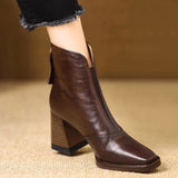 Botine de damă mini cu toc moale elegante lungi