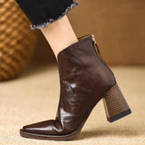 Botine de damă mini cu toc moale elegante lungi