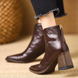 Botine de damă mini cu toc moale elegante lungi