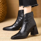 Botine de damă mini cu toc moale elegante lungi