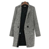 Palton de damă negru de iarnă de seară mini călduros modern