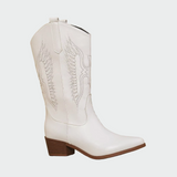 Botine de damă negru cu toc cu broderie uni clasic confortabile