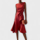 Rochie de damă midi lungă