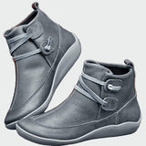 Botine de damă maro cu talpă antiderapantă elastic moale modern elegante impermeabile