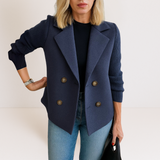 Sacou de damă cu buzunare casual confortabil elegant