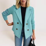 Sacou de damă cu buzunare casual confortabil elegant