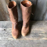Botine de damă de iarnă cu căptușeală cu fermoar cu nasturi cu toc moale confortabile
