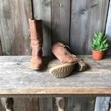 Botine de damă de iarnă cu căptușeală cu fermoar cu nasturi cu toc moale confortabile