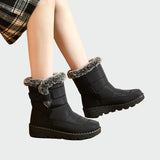 Botine de damă de iarnă maxi cu talpă antiderapantă modern călduroase elegante