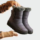 Botine de damă de iarnă maxi cu talpă antiderapantă modern călduroase elegante