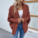 Cardigan de damă tricotat lejer casual chic călduros elegant moale
