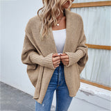 Cardigan de damă tricotat lejer casual chic călduros elegant moale
