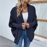 Cardigan de damă tricotat lejer casual chic călduros elegant moale