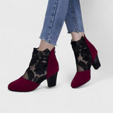 Pulover de damă mini cu dantelă uni casual elegant modern