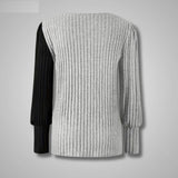 Cămașă de damă tricotat lung cu nasturi casual confortabil elegant moale