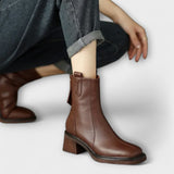Botine de damă cu talpă moale elegante
