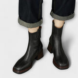 Botine de damă cu talpă moale elegante