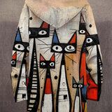 Cardigan de damă lejer oversize uni casual