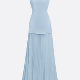 Rochie de damă cu decolteu cu mâneci lungă