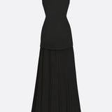 Rochie de damă cu decolteu cu mâneci lungă