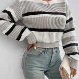 Pulover de damă alb de iarnă lejer oversize relaxat confortabil moale modern