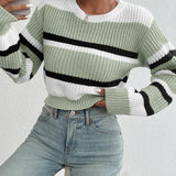 Pulover de damă alb de iarnă lejer oversize relaxat confortabil moale modern
