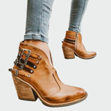 Botine de damă negru de seară cu fermoar cu toc cu model casual chic
