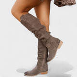 Botine de damă bej cu fermoar cu toc chic moale elegante relaxate