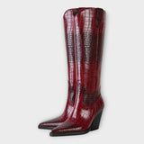 Botine de damă mini cu toc cu model confortabile elegante