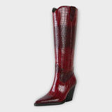 Botine de damă mini cu toc cu model confortabile elegante