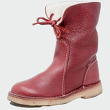 Botine de damă de iarnă mini cu căptușeală cu talpă moale confortabile călduroase