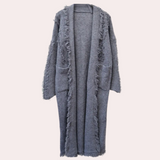 Cardigan de damă lung casual chic elegant moale