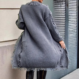 Cardigan de damă lung casual chic elegant moale