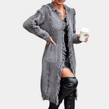 Cardigan de damă lung casual chic elegant moale