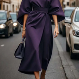 Rochie de damă de gală cu mâneci clasic