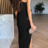 Rochie de damă de gală cu mâneci uni