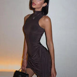 Rochie de damă mini uni clasic lungă scurtă