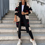 Cardigan de damă lung casual chic confortabil elegant moale