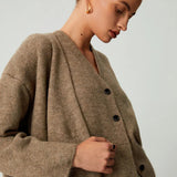 Cardigan de damă lung casual confortabil elastic elegant