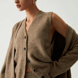 Cardigan de damă lung casual confortabil elastic elegant