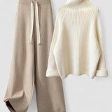 Pulover de damă tricotat lejer relaxat casual chic elegant