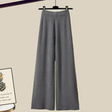 Set de damă larg lung cu mâneci lungi clasic confortabil elegant moale modern